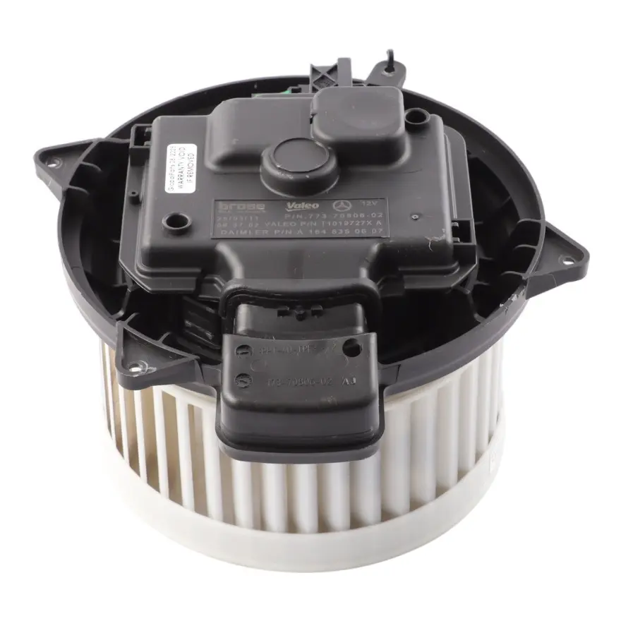 Heater Blower Motor Fan Unit to Mercedes ML W164 with Part number A1648350607 Mercedes ML W164 Heater Blower Motor Fan Unit - SKU rhd-A1648350607 - Part number A1648350607