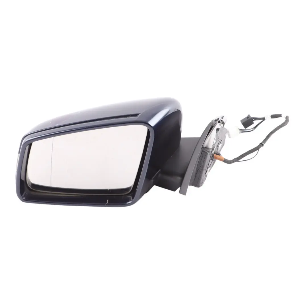 Mercedes W204 Wing Mirror Power Fold Door Left N/S Outside Cavansite Blue - 890