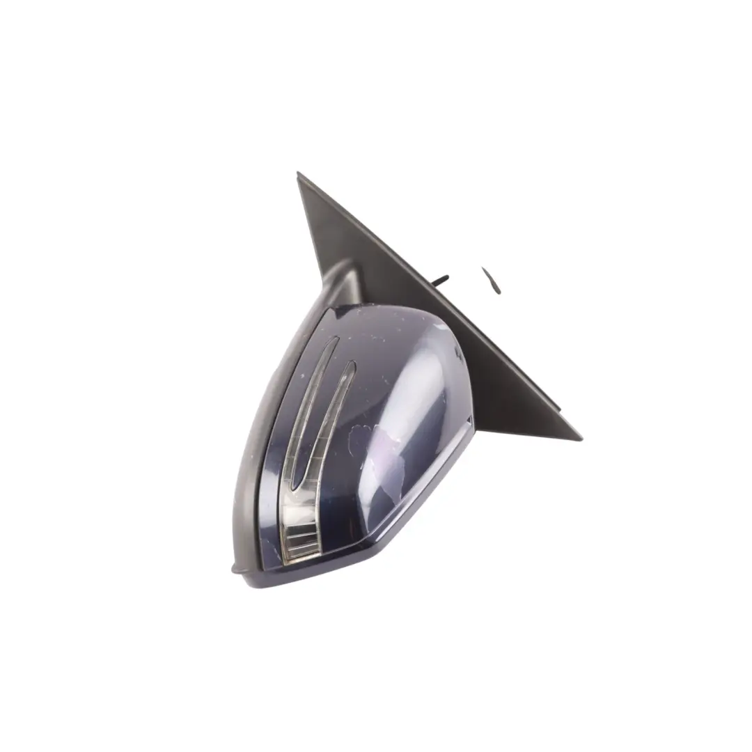 Mercedes W204 Wing Mirror Power Fold Door Left N/S Outside Cavansite Blue - 890 - SKU RHD-A2048103176-CVB - Part number A2048103176