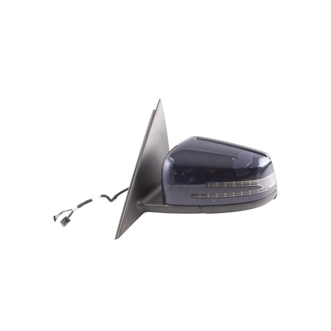Wing Mirror Power Fold Door Left N/S Outside Cavansite Blue - 890 to Mercedes W204 with Part number A2048103176 Mercedes W204 Wing Mirror Power Fold Door Left N/S Outside Cavansite Blue - 890 - SKU RHD-A2048103176-CVB - Part number A2048103176