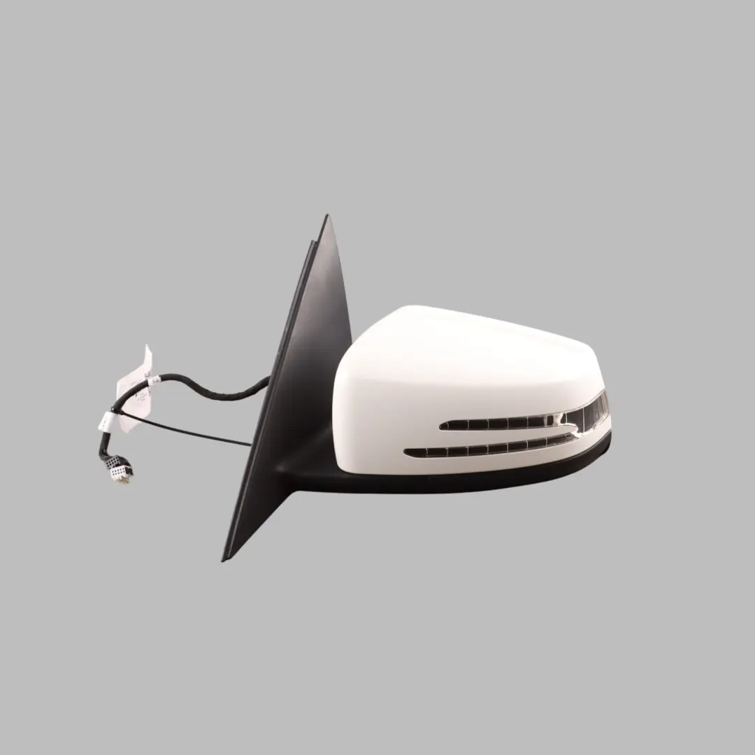 Mercedes W204 Wing Mirror Power Fold Door Left N/S Polar White - 149 - SKU RHD-A2048103176-POL2 - Part number A2048103176
