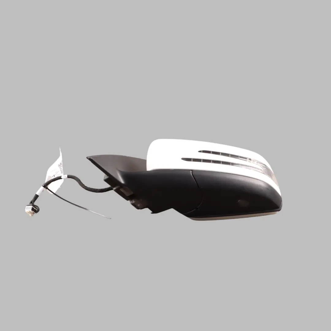 Mercedes W204 Wing Mirror Power Fold Door Left N/S Polar White - 149 - SKU RHD-A2048103176-POL2 - Part number A2048103176