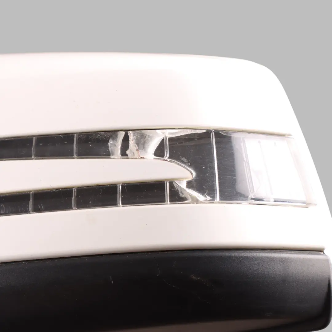 Mercedes W204 Wing Mirror Power Fold Door Left N/S Polar White - 149 - SKU RHD-A2048103176-POL2 - Part number A2048103176