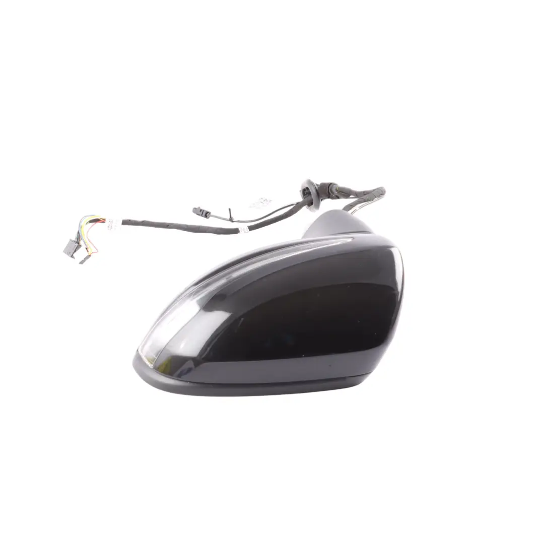 Mercedes C205 Coupe Wing Mirror Left N/S Obsidian Black Metallic - 197 - SKU RHD-A2058104105-OB - Part number A2058104105