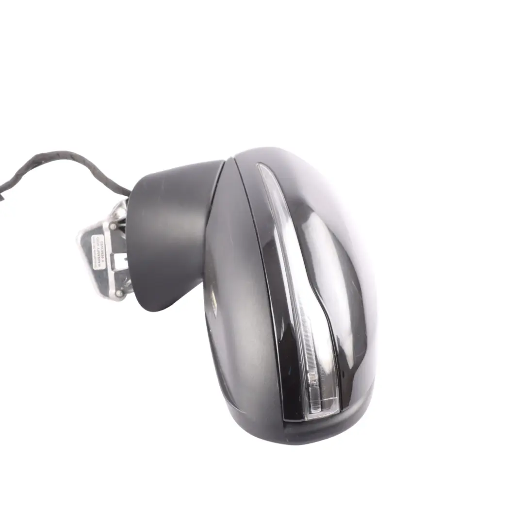 Mercedes C205 Coupe Wing Mirror Left N/S Obsidian Black Metallic - 197 - SKU RHD-A2058104105-OB - Part number A2058104105