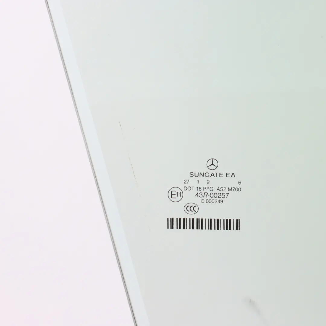 Mercedes W221 Front Door Side Window Glass Right O/S AS2 - SKU RHD-A2217201618 - Part number A2217201618