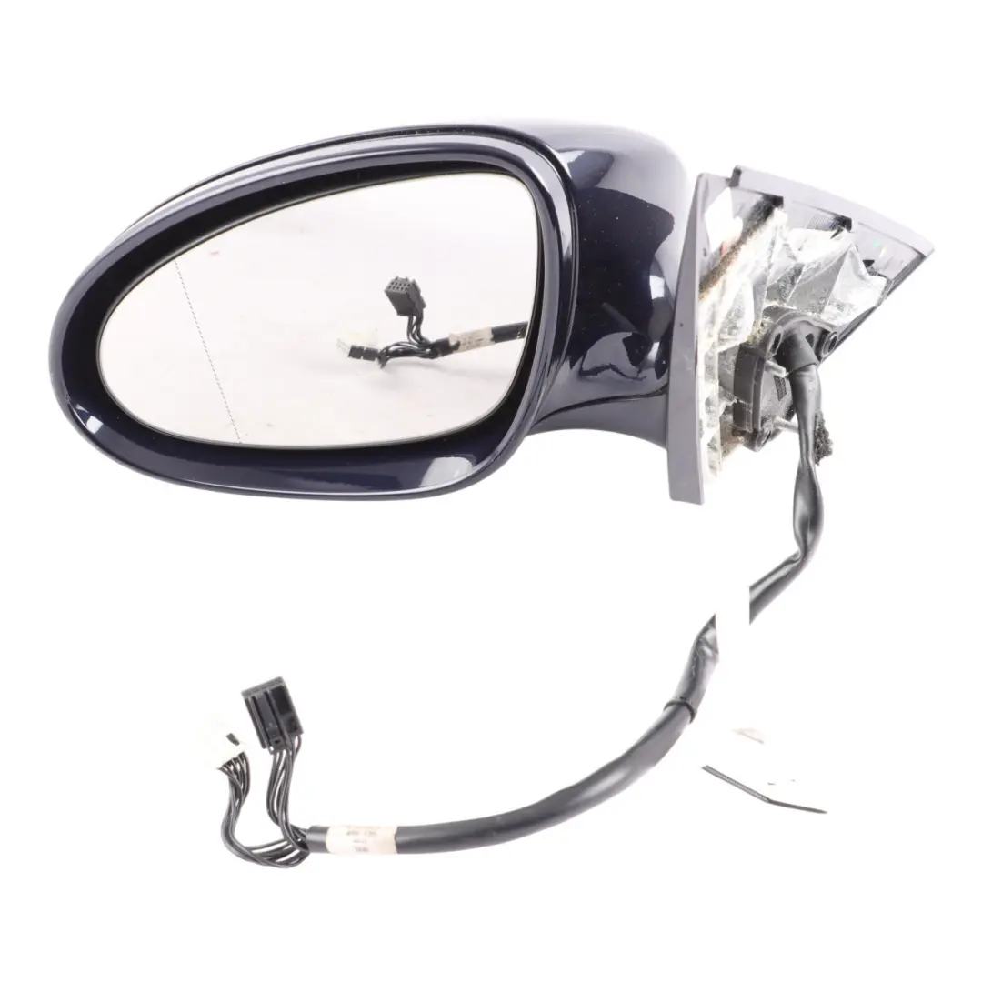 Door Wing Side View Mirror Left N/S Tanzanite Blue Metallic - 359 to Mercedes W221 with Part number A2218100376 Mercedes W221 Door Wing Side View Mirror Left N/S Tanzanite Blue Metallic - 359 - SKU RHD-A2218100376-TB - Part number A2218100376