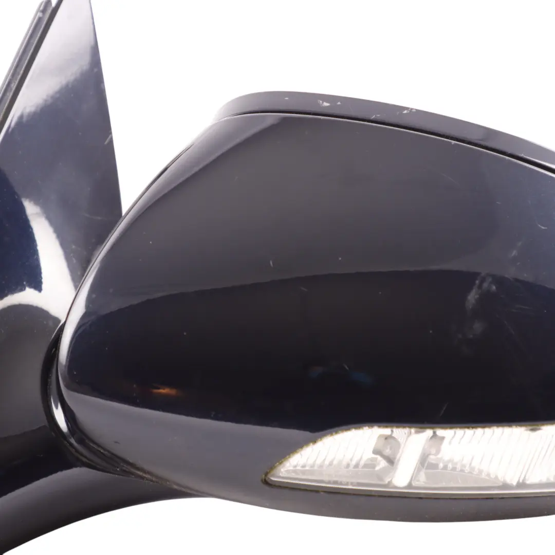 Mercedes W221 Door Wing Side View Mirror Left N/S Tanzanite Blue Metallic - 359 - SKU RHD-A2218100376-TB - Part number A2218100376