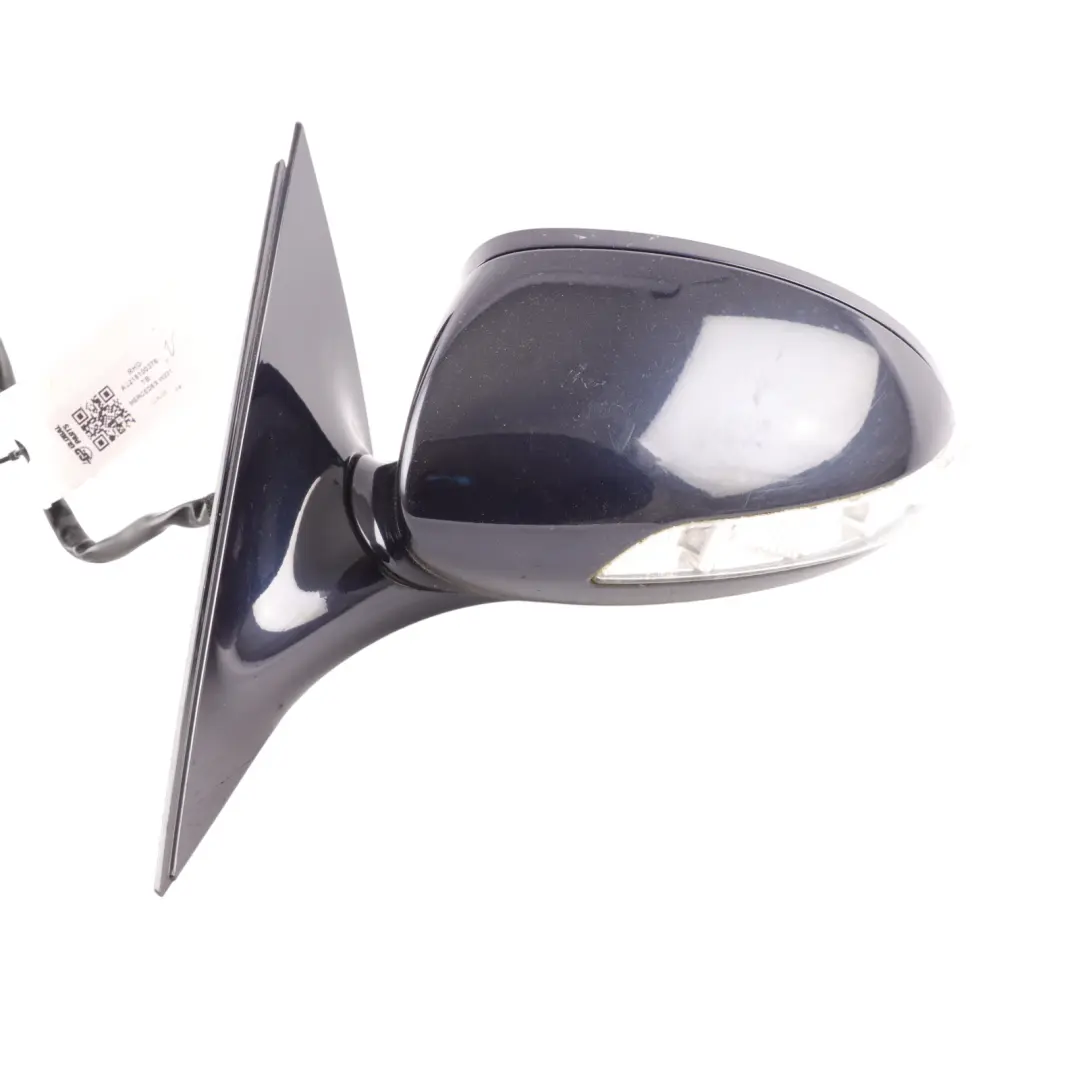 Mercedes W221 Door Wing Side View Mirror Left N/S Tanzanite Blue Metallic - 359 - SKU RHD-A2218100376-TB - Part number A2218100376