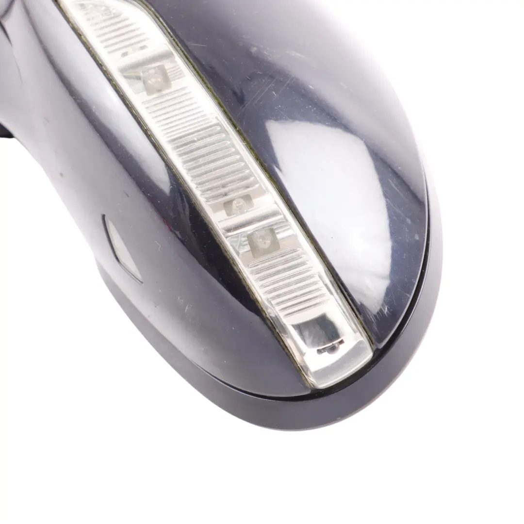 Mercedes W221 Door Wing Side View Mirror Left N/S Tanzanite Blue Metallic - 359 - SKU RHD-A2218100376-TB - Part number A2218100376