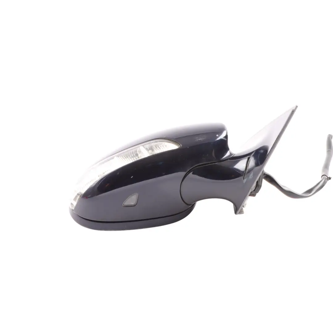 Mercedes W221 Door Wing Side View Mirror Right O/S Tanzanite Blue Metallic - 359 - SKU RHD-A2218100676-TB - Part number A2218100676