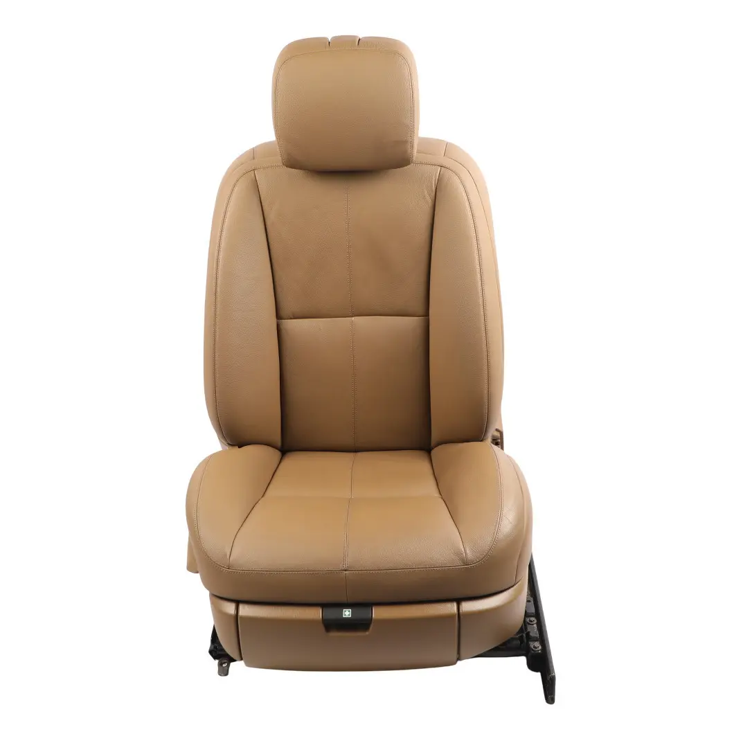 Mercedes W221 Front Seat Dynamic Heated Memory Leather Beige Left N/S