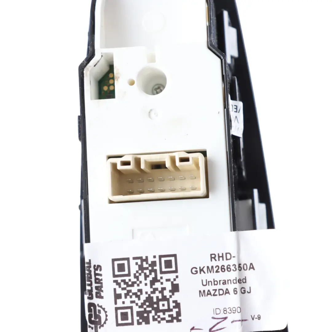Mazda 6 GJ Window Lifter Switch Power Fold Driver's Side to with Part number GKM266350A Mazda 6 GJ Window Lifter Switch Power Fold Driver's Side - SKU RHD-GKM266350A - Part number GKM266350A