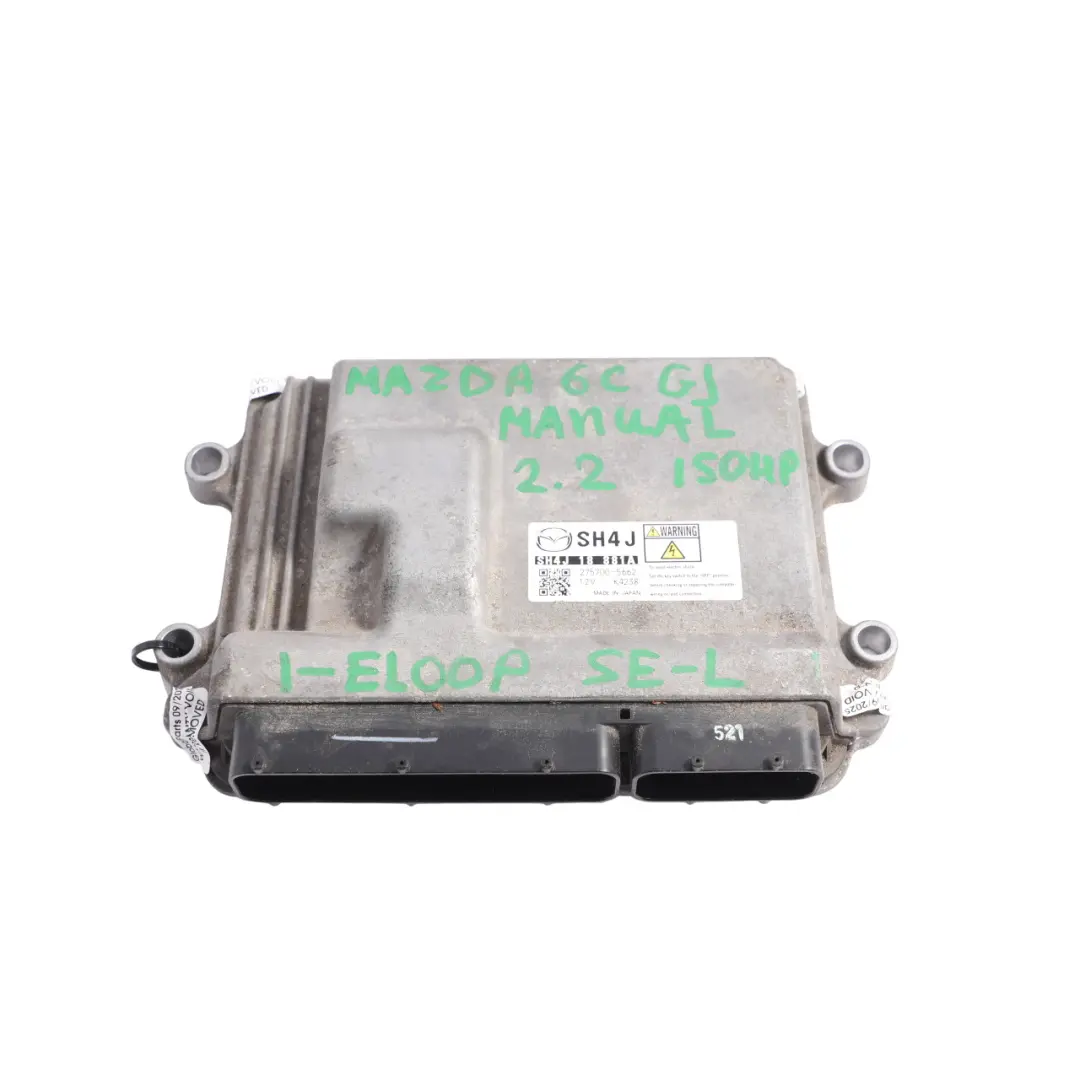 Mk3 GJ 2.2D SkyActiv 150HP Engine Control Unit Module Manual to Mazda 6 with Part number SH4J18881A Mazda 6 Mk3 GJ 2.2D SkyActiv 150HP Engine Control Unit Module Manual - SKU SH4J18881A - Part number SH4J18881A