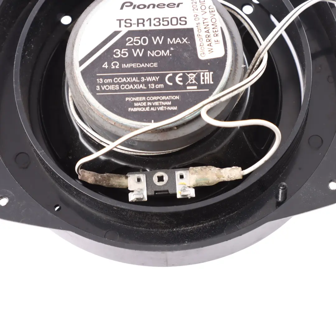 Genuine Pioneer Stereo 3-Way Coaxial Speaker Loudspeaker Set 250W to with Part number TS-R1350S Genuine Pioneer Stereo 3-Way Coaxial Speaker Loudspeaker Set 250W - SKU TS-R1350S - Part number TS-R1350S