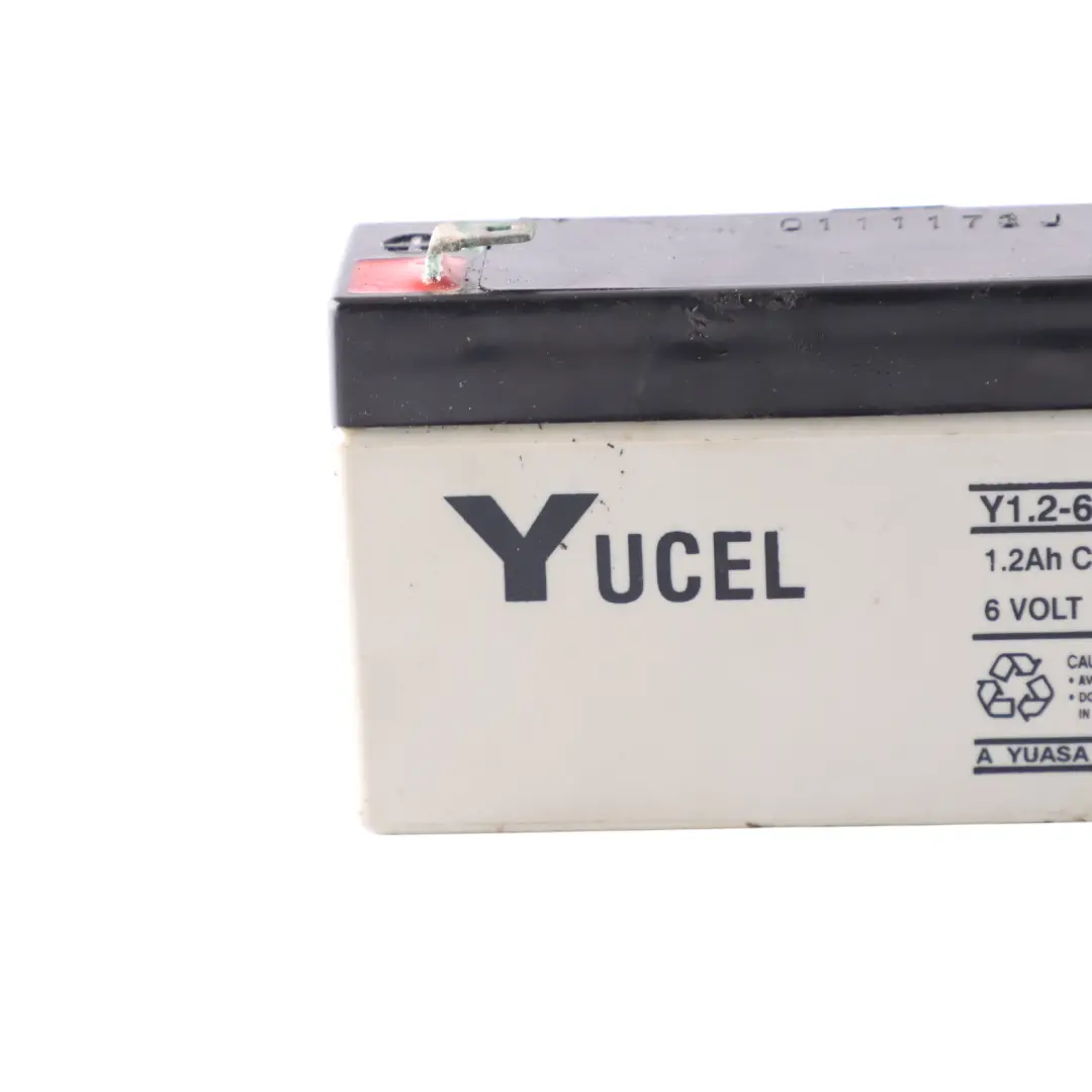 Yuasa Yucel Batterie Rechargeable Alarme Antivol Y1.2-6 6V 1,2Ah C20 pour à propos du numéro de pièce YUCEL-Y12-6 Yuasa Yucel Batterie Rechargeable Alarme Antivol Y1.2-6 6V 1,2Ah C20 - SKU YUCEL-Y12-6 - Numéro de pièce YUCEL-Y12-6
