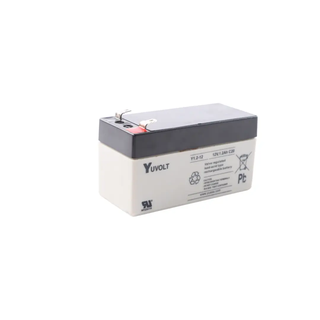 Yuasa Yuvolt Burglar Alarm Battery Rechargeable Unit Y1.2-12 12V 1.3Ah C20 to with Part number YUVOLT-Y12-12 Yuasa Yuvolt Burglar Alarm Battery Rechargeable Unit Y1.2-12 12V 1.3Ah C20 - SKU YUVOLT-Y12-12 - Part number YUVOLT-Y12-12