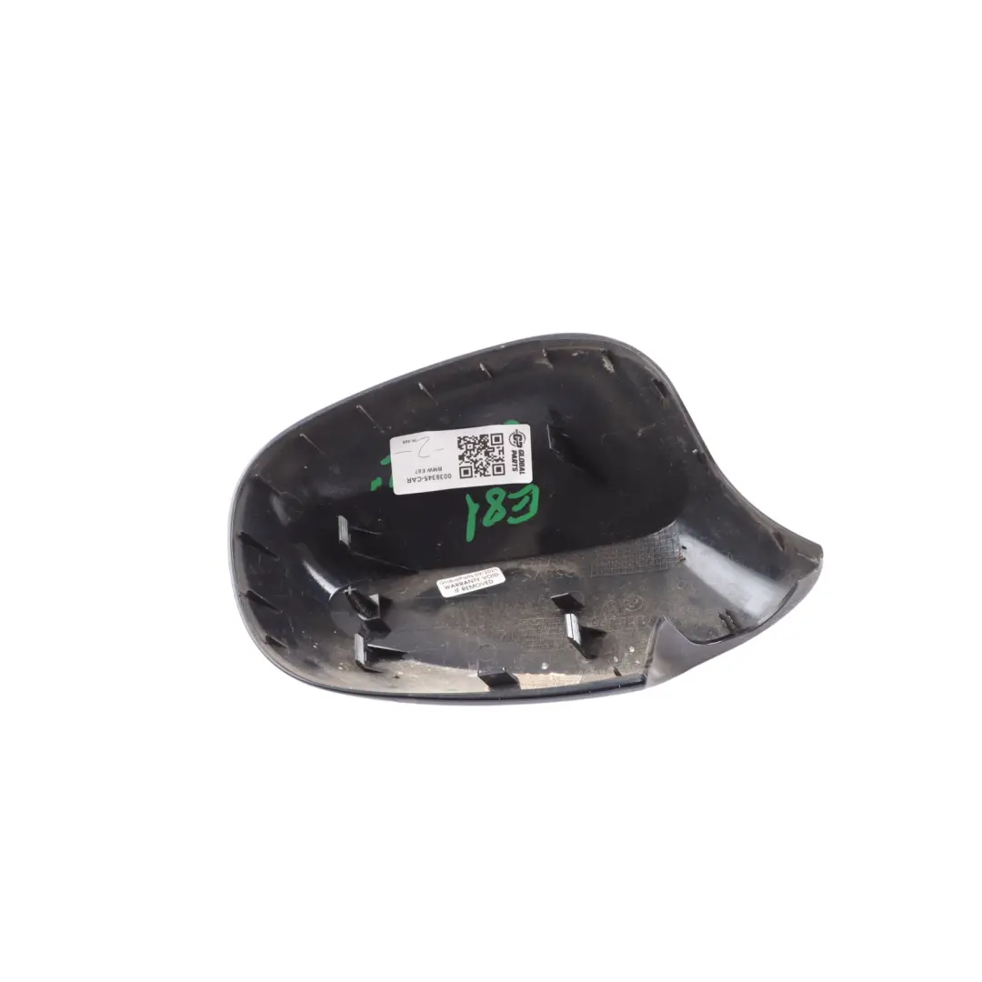 Wing Mirror Cover BMW E81 E87 LCI Cap Casing Left N/S Carbonschwarz - 416 to with Part number 0038345 Wing Mirror Cover BMW E81 E87 LCI Cap Casing Left N/S Carbonschwarz - 416 - SKU 0038345-CAR - Part number 0038345