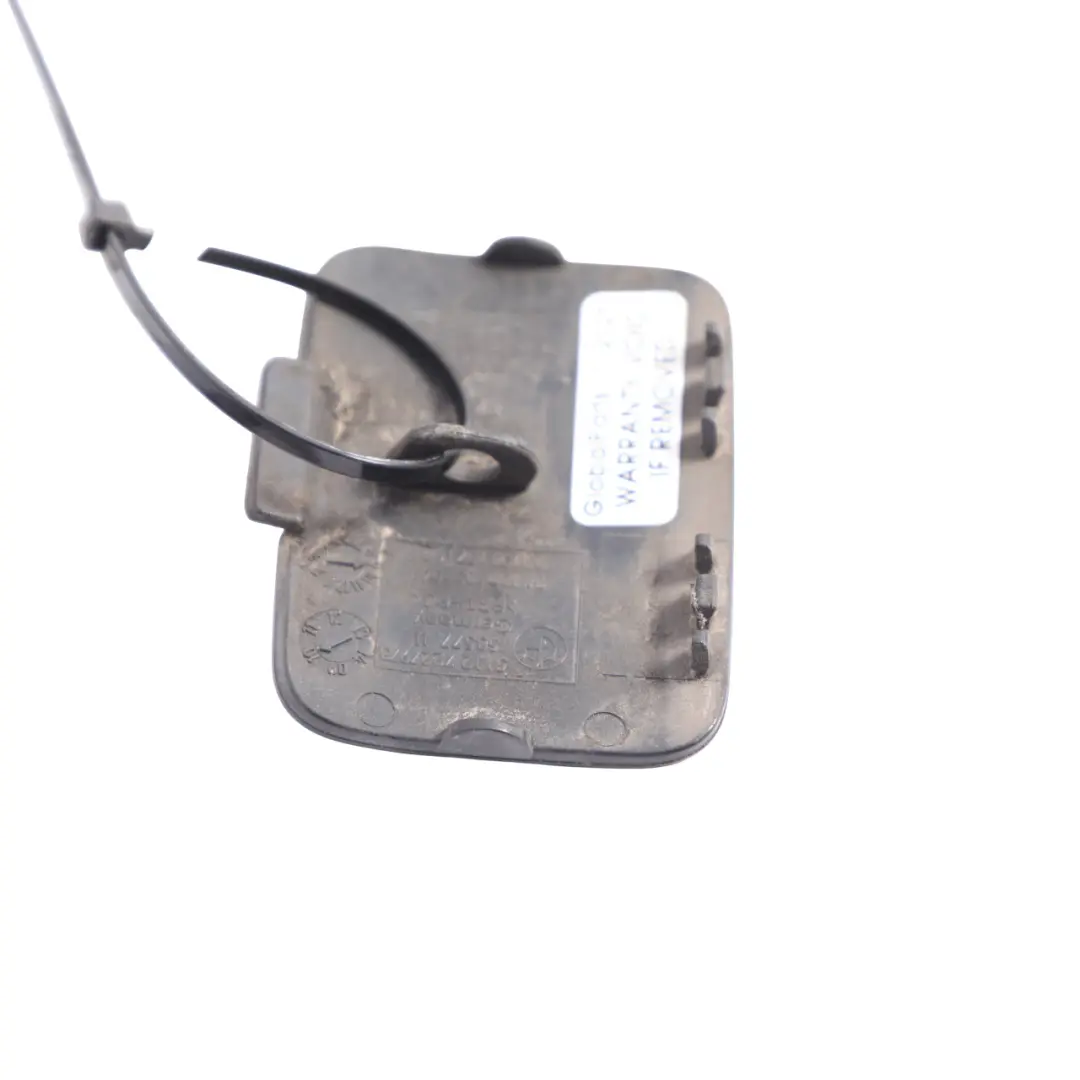 Bumper Towing Eye Flap Trim Black Sapphire Metallic-475 7227973 to BMW E92 LCI Rear with Part number 0038431 BMW E92 LCI Rear Bumper Towing Eye Flap Trim Black Sapphire Metallic-475 7227973 - SKU 0038431-BS - Part number 0038431