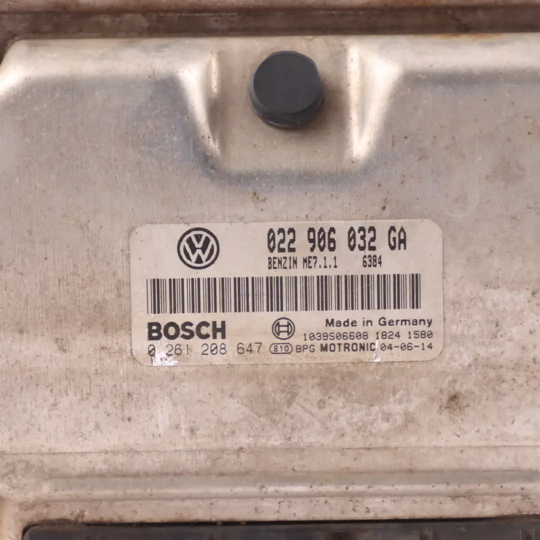 Volkswagen Touareg 7L 3.2 BMV 220HP Engine Control ECU Kit Manual - SKU 022906032GA-1 - Part number 022906032GA