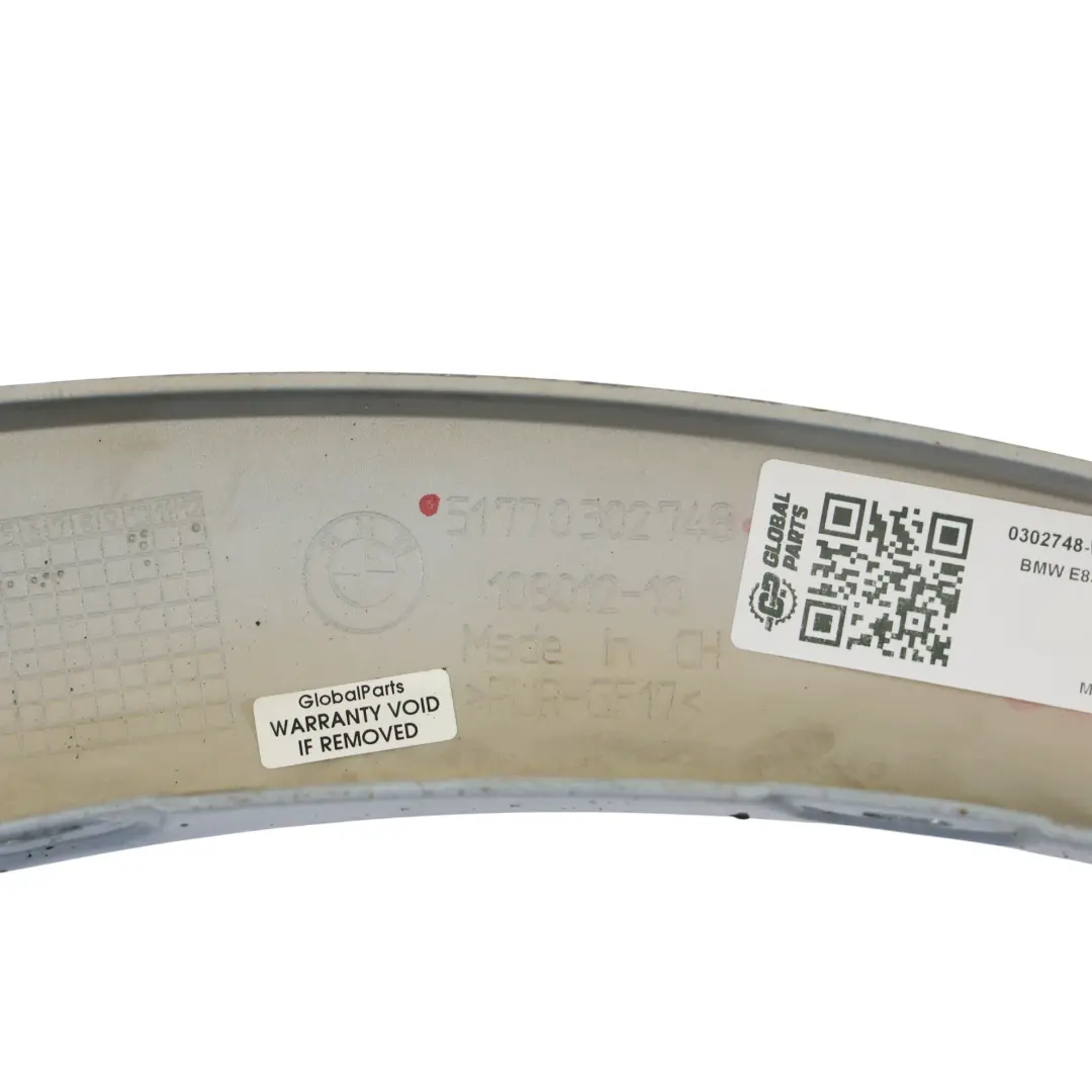 BMW X3 E83 Rear Wheel Arch Cover Trim Panel Right O/S Blue Water - 896 - SKU 0302748-WB - Part number 0302748