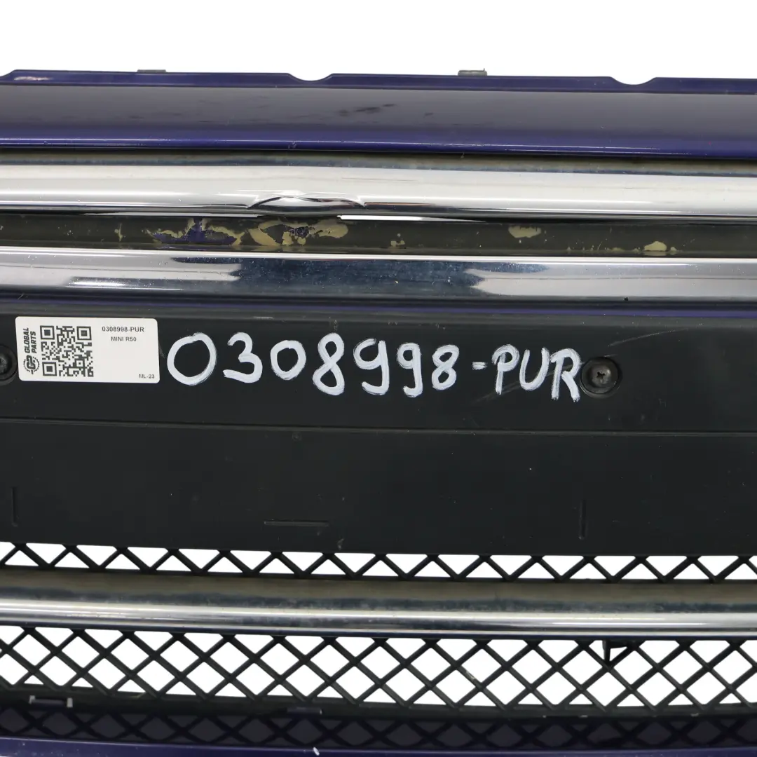 Mini R50 R52 Front Bumper Panel Black-eye Purple Metallic - A24 - SKU 0308998-PUR - Part number 0308998