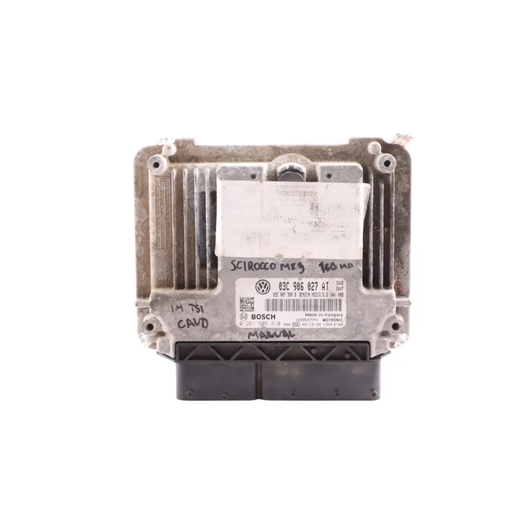 Mk3 1.4 TSI CAVD Engine Control ECU Kit Manual to Volkswagen Scirocco with Part number 03C906027AT Volkswagen Scirocco Mk3 1.4 TSI CAVD Engine Control ECU Kit Manual - SKU 03C906027AT - Part number 03C906027AT