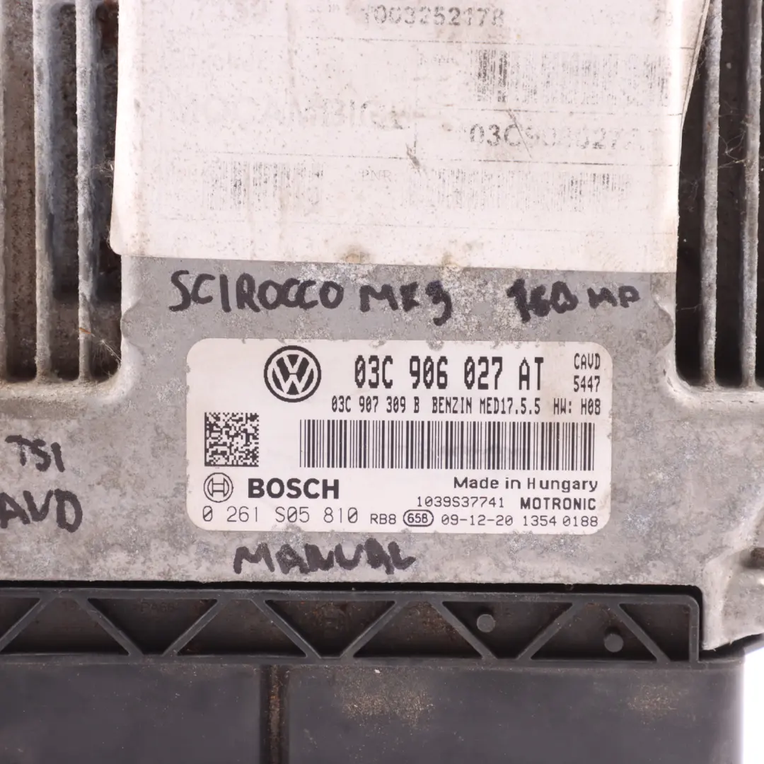 Mk3 1.4 TSI CAVD Engine Control ECU Kit Manual to Volkswagen Scirocco with Part number 03C906027AT Volkswagen Scirocco Mk3 1.4 TSI CAVD Engine Control ECU Kit Manual - SKU 03C906027AT - Part number 03C906027AT