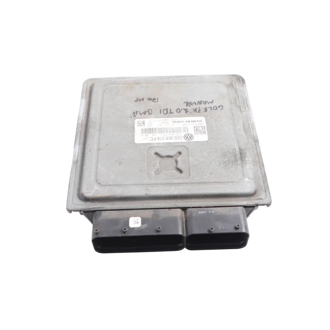 1K 2.0 TDI BMN 170HP Engine Control ECU Manual to Volkswagen Golf V 5 with Part number 03G906018FC Volkswagen Golf V 5 1K 2.0 TDI BMN 170HP Engine Control ECU Manual - SKU 03G906018FC-2 - Part number 03G906018FC