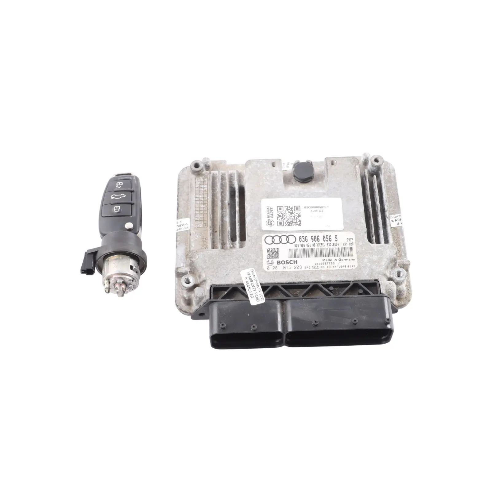 Audi A3 8P 1.9 TDI BLS 105HP Komputer Silnika ECU Zestaw 03G906056S 