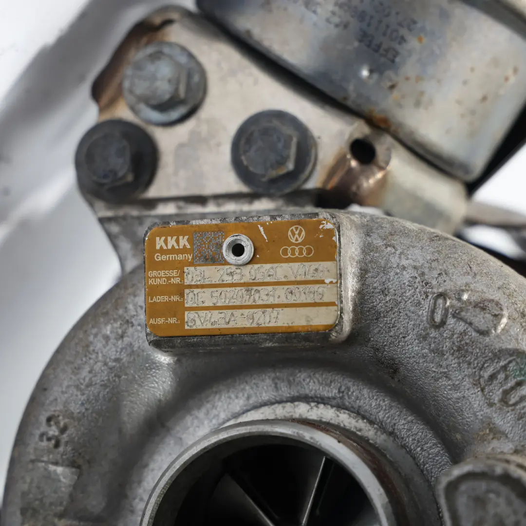 1P FR 2.0 TDI CEGA Turbocompressore Turbo per Audi A3 8P Seat Leon con numero di parte 03L253056C Audi A3 8P Seat Leon 1P FR 2.0 TDI CEGA Turbocompressore Turbo - SKU 03L253056C - Numero di parte 03L253056C