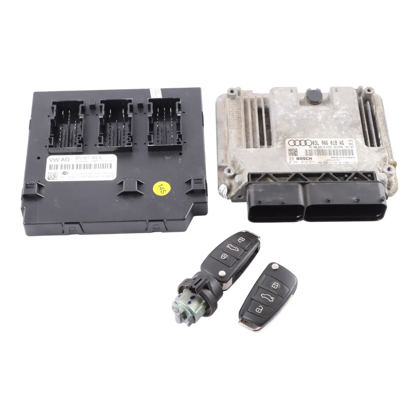 Audi A3 8P 2.0 TDI 140HP CFFB Engine Control ECU Kit 03L906018AG Automatic
