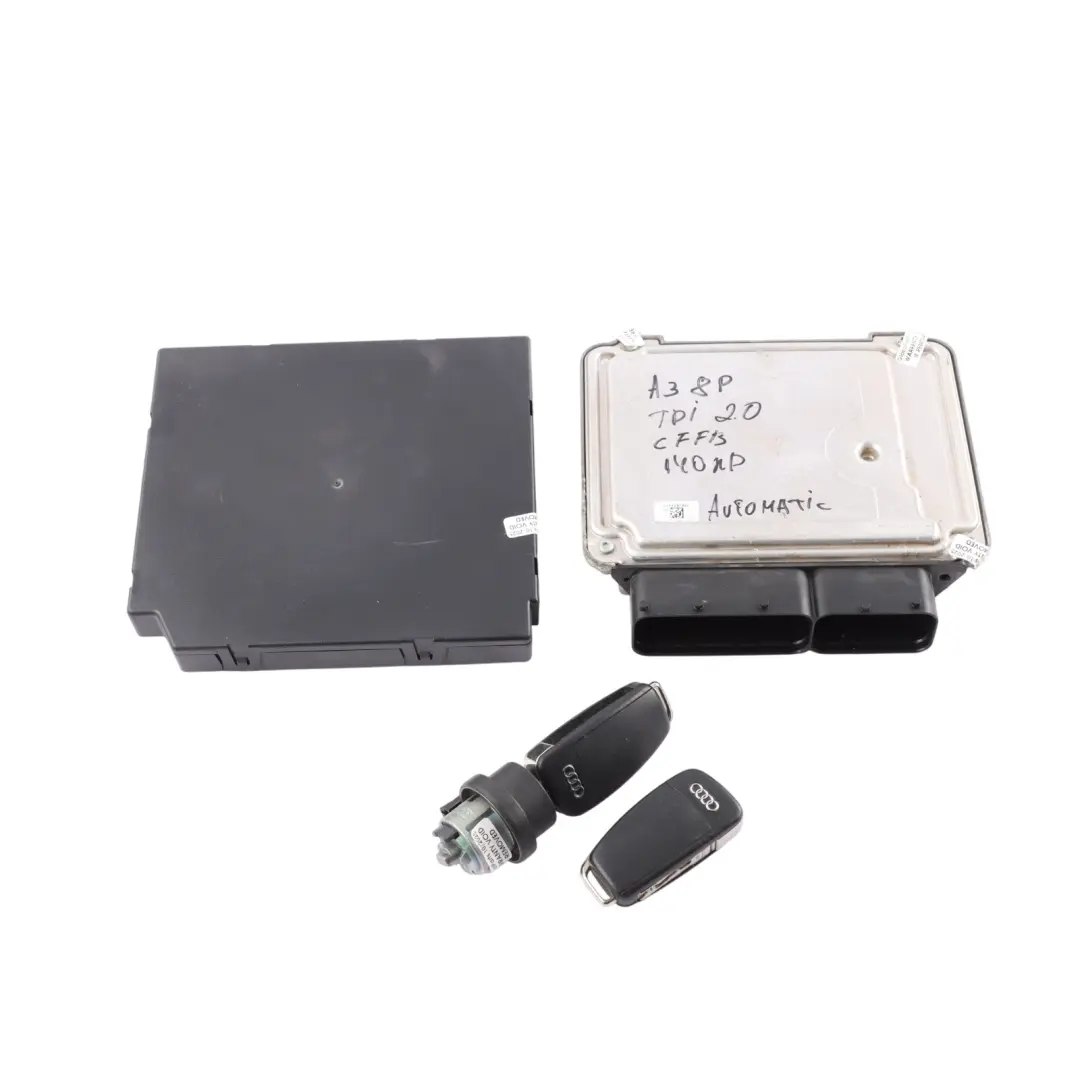 Audi A3 8P 2.0 TDI 140HP CFFB Engine Control ECU Kit Automatic - SKU 03L906018AG - Part number 03L906018AG