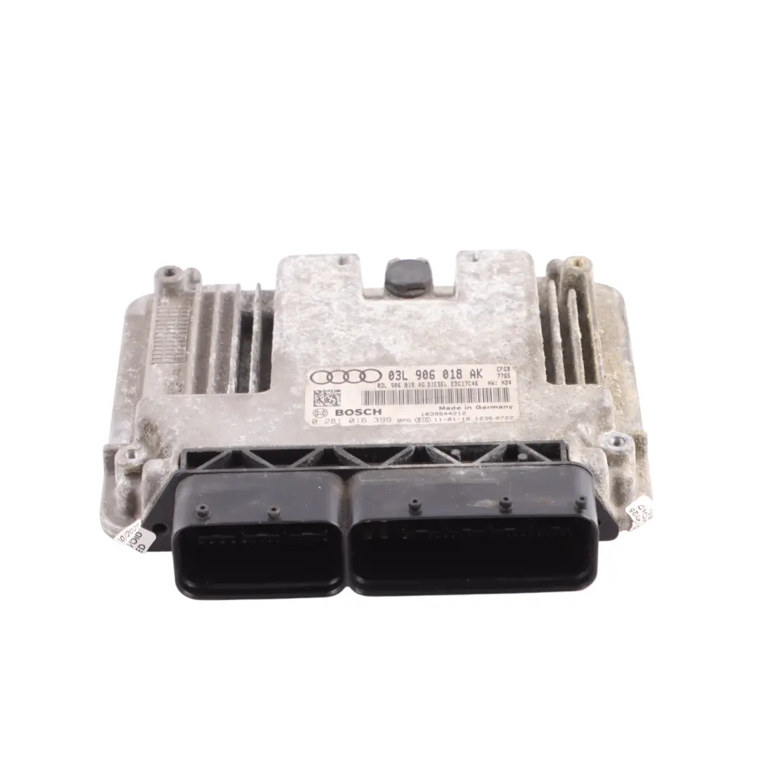 CFGB 170HP Diesel Engine Control ECU Automatic to Audi A3 8P 2.0 TDI with Part number 03L906018AK Audi A3 8P 2.0 TDI CFGB 170HP Diesel Engine Control ECU Automatic - SKU 03L906018AK - Part number 03L906018AK