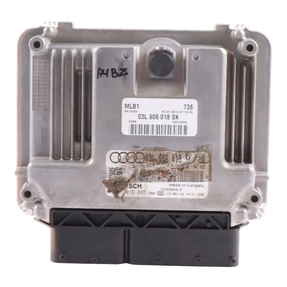 Audi A4 B8 A5 8T 2.0 TDI CJCD 150HP Engine Control ECU Automatic - SKU 03L906018SK - Part number 03L906018SK