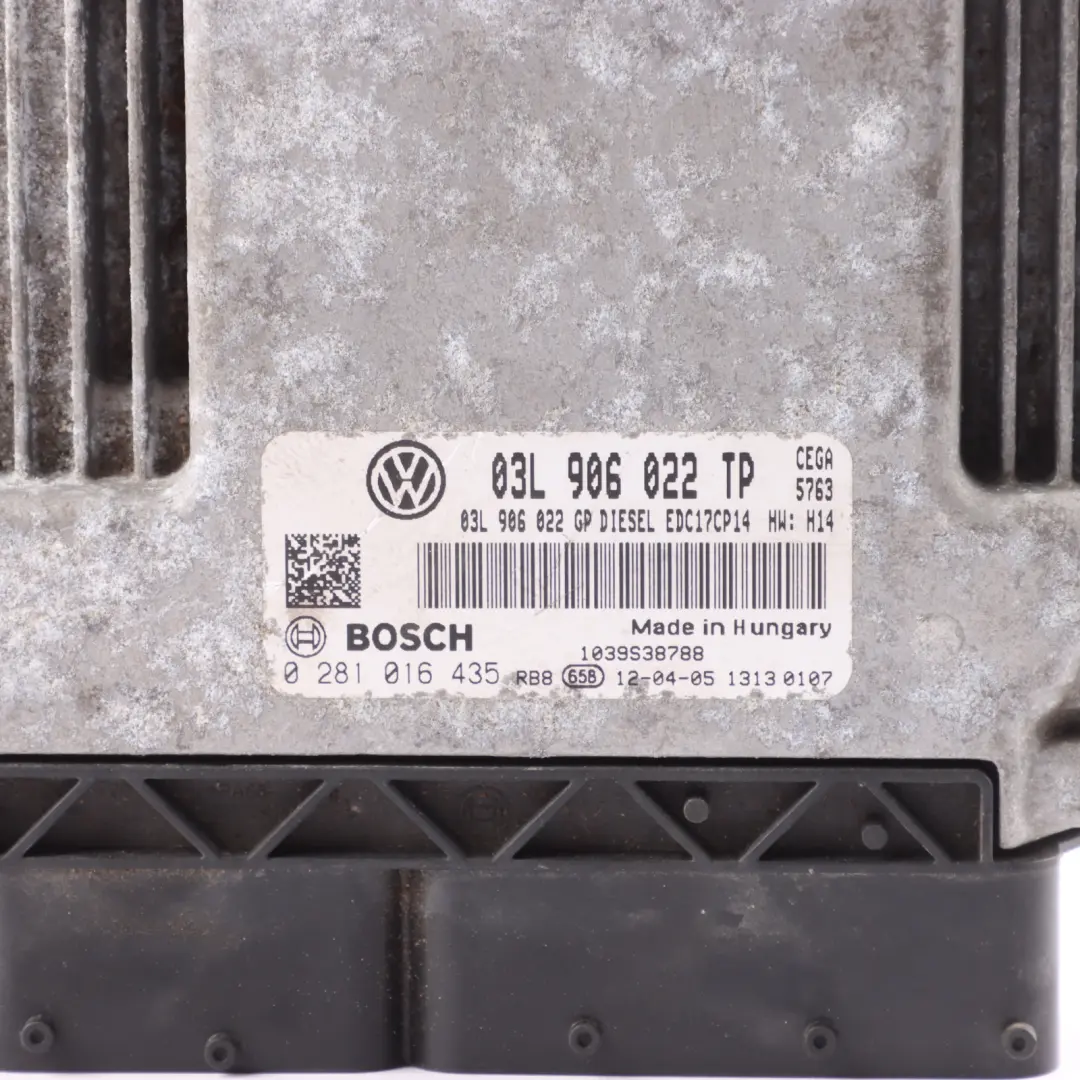Seat Leon FR 1P 2.0 TDI CEGA 170HP Engine Control ECU Kit Automatic - SKU 03L906022TP - Part number 03L906022TP