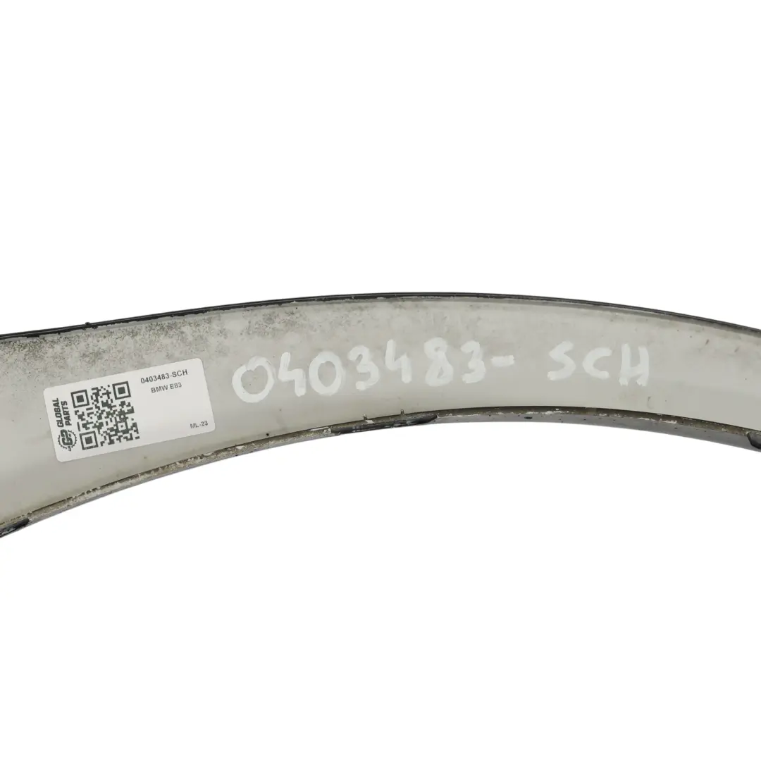 Osłona Nakładka Nadkola M Sport Lewy Przód Schwarz 2 - 668 do BMW X3 E83 o numerze 0403483 BMW X3 E83 Osłona Nakładka Nadkola M Sport Lewy Przód Schwarz 2 - 668 - SKU 0403483-SCH - Numer Części 0403483