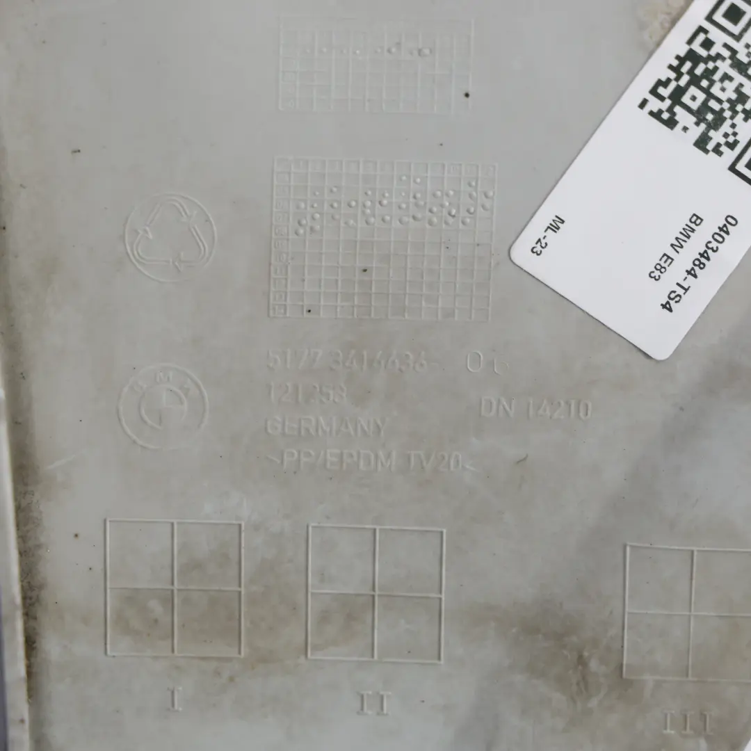 BMW X3 E83 M Sport Osłona Nakładka Nadkola Prawy Przód Titansilber - 354 - SKU 0403484-TS4 - Numer Części 0403484