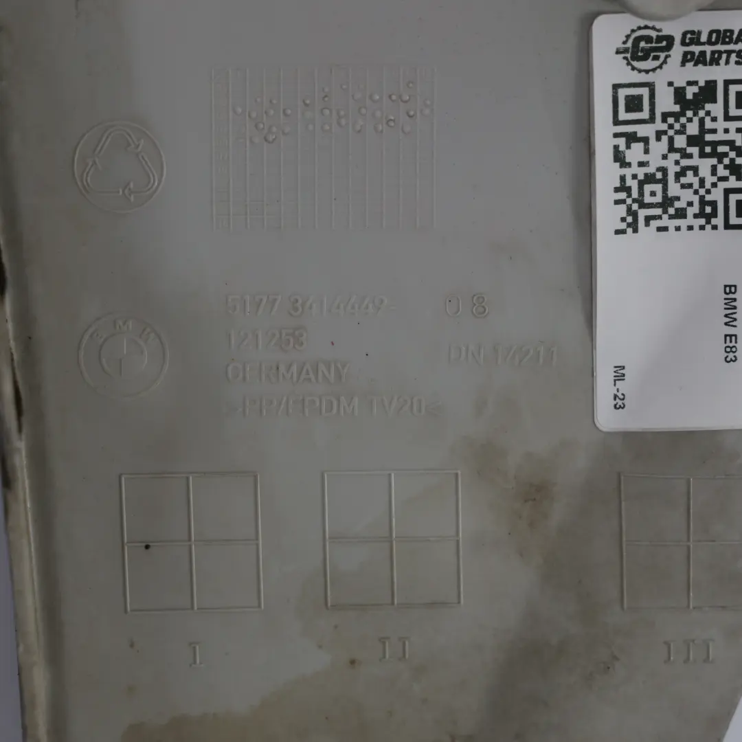 BMW X3 E83 M Sport Rear Wheel Arch Cover Left N/S Titansilber Silver - SKU 0403486-TS - Part number 0403486