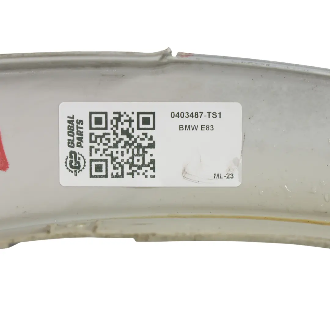 BMW X3 E83 Wheel Arch Cover Rear Right O/S M Sport Titansilber Silver - 354 - SKU 0403487-TS1 - Part number 0403487