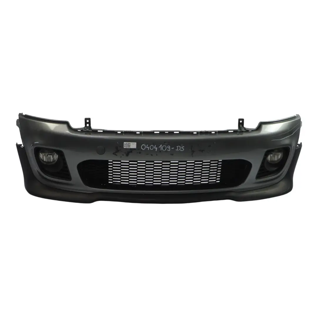 Mini R55 R56 JCW Complete Front Bumper Trim Panel Dark Silver Metallic - 871 - SKU 0404109-DS - Part number 0404109