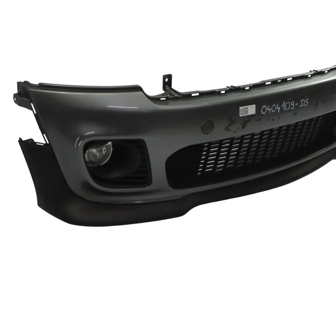 Mini R55 R56 JCW Complete Front Bumper Trim Panel Dark Silver Metallic - 871 - SKU 0404109-DS - Part number 0404109