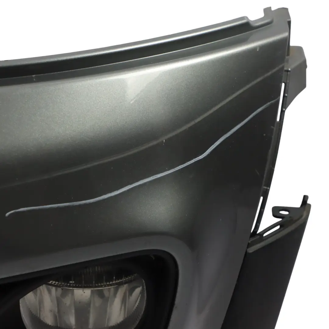 Mini R55 R56 JCW Complete Front Bumper Trim Panel Dark Silver Metallic - 871 - SKU 0404109-DS - Part number 0404109