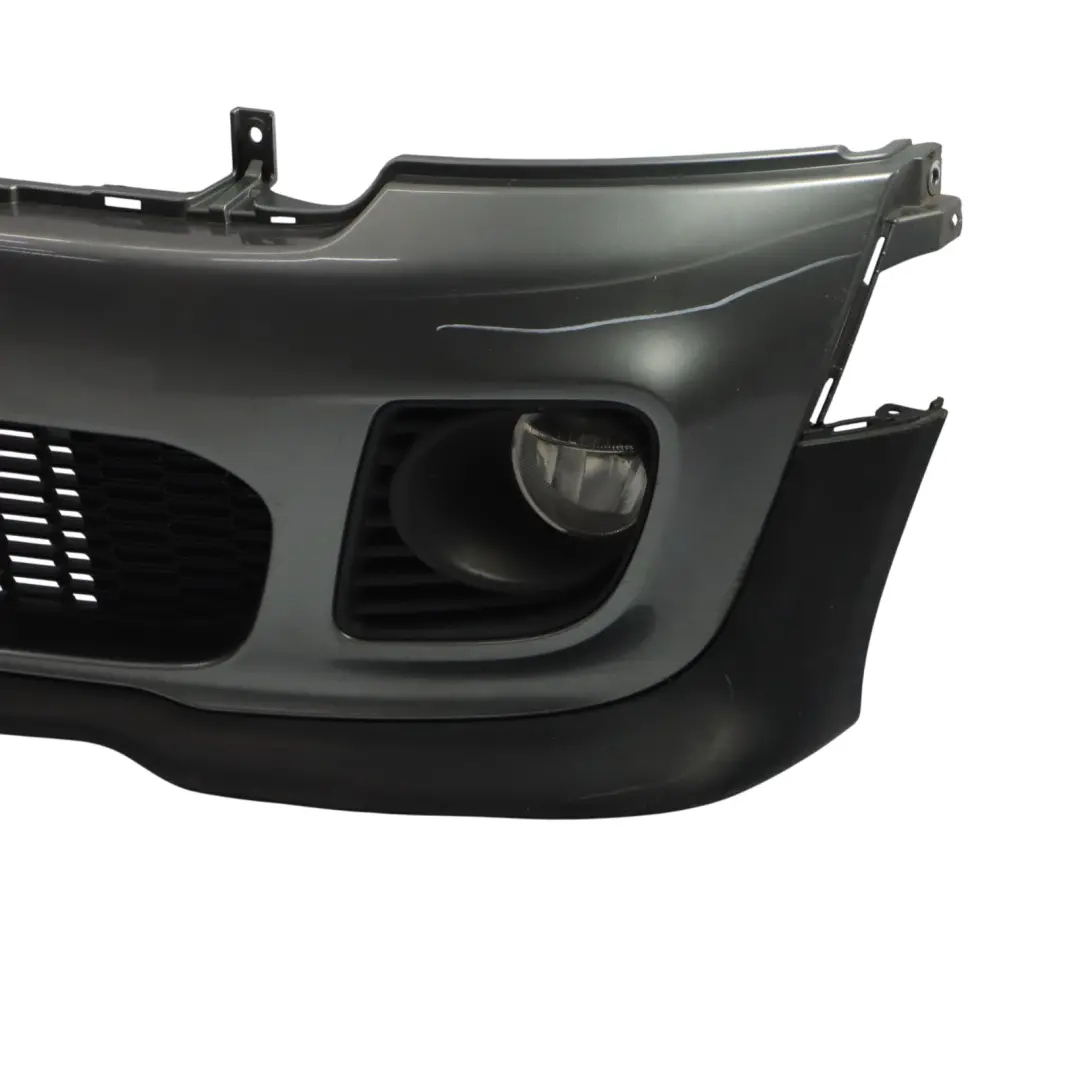 Mini R55 R56 JCW Complete Front Bumper Trim Panel Dark Silver Metallic - 871 - SKU 0404109-DS - Part number 0404109