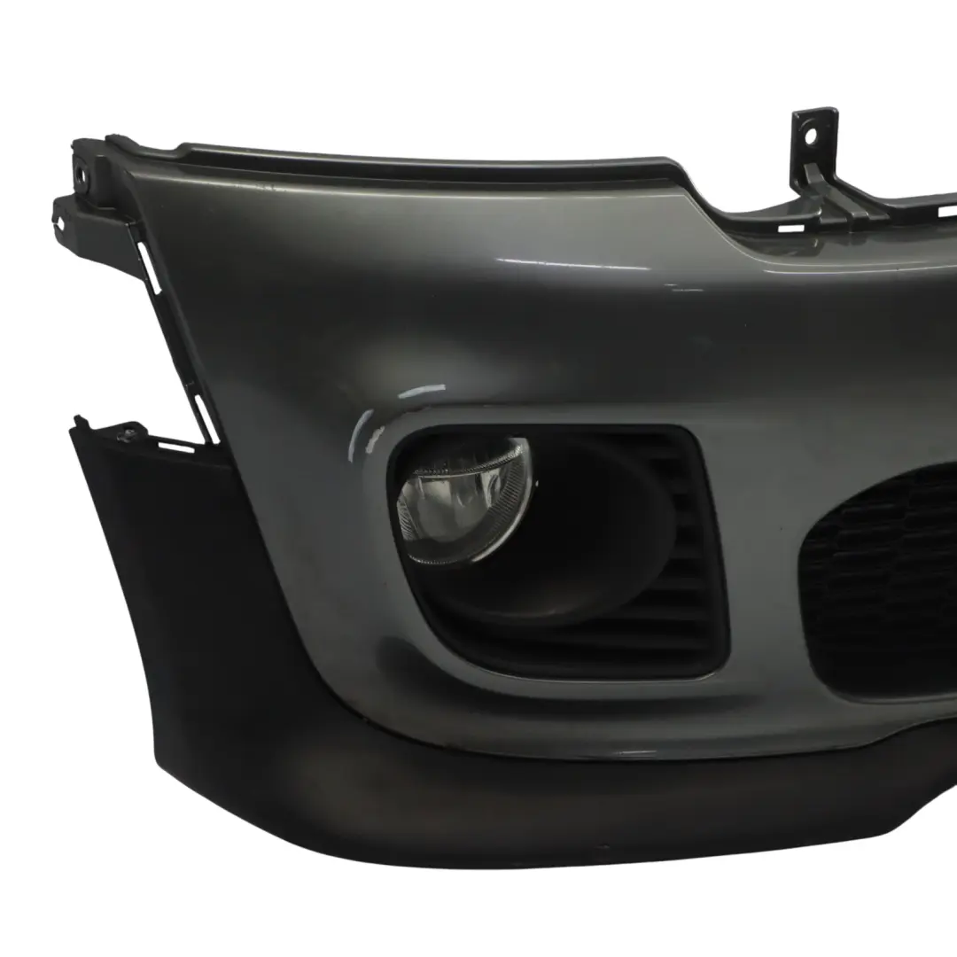 Mini R55 R56 JCW Complete Front Bumper Trim Panel Dark Silver Metallic - 871 - SKU 0404109-DS - Part number 0404109