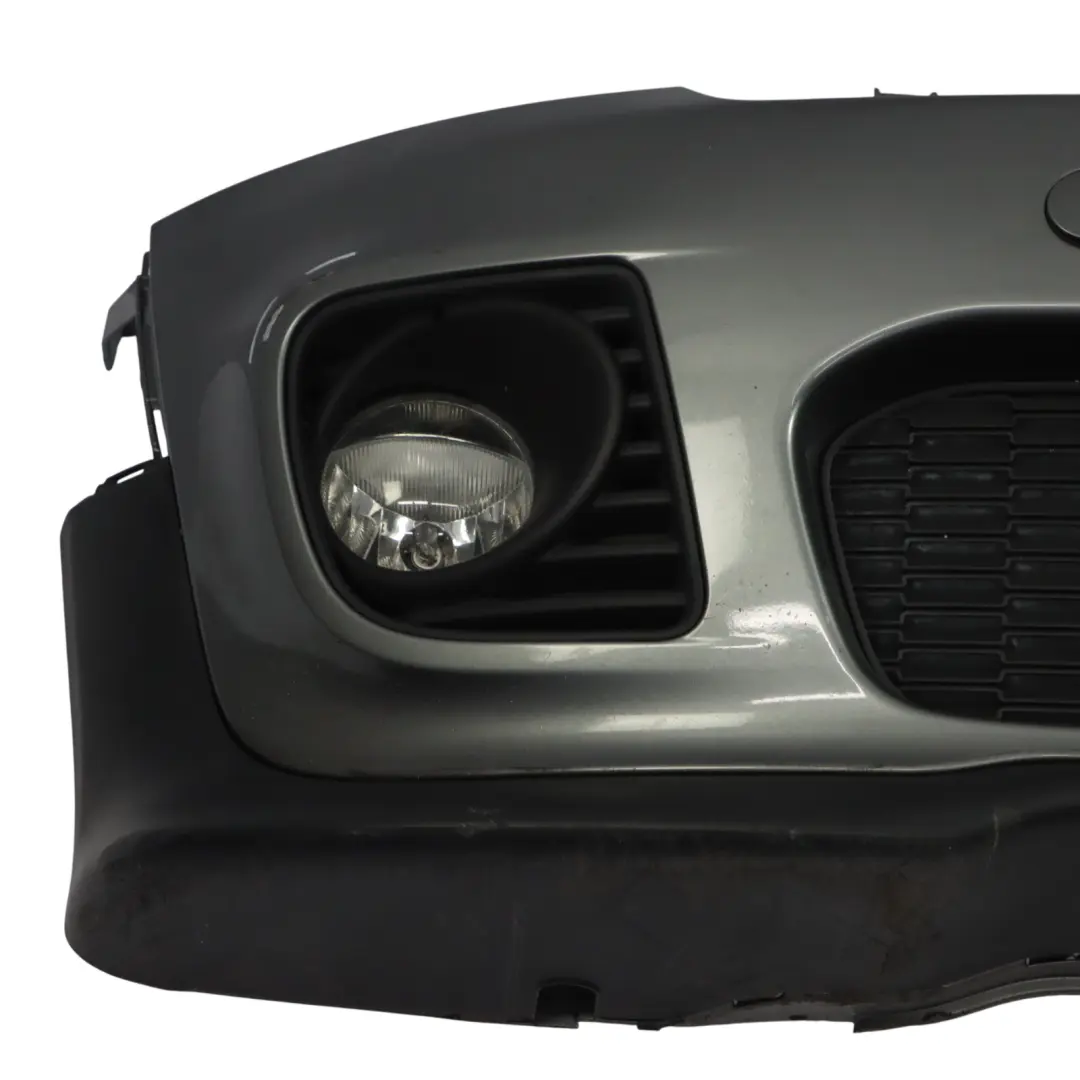 Mini R55 R56 JCW Complete Front Bumper Trim Panel Dark Silver Metallic - 871 - SKU 0404109-DS - Part number 0404109
