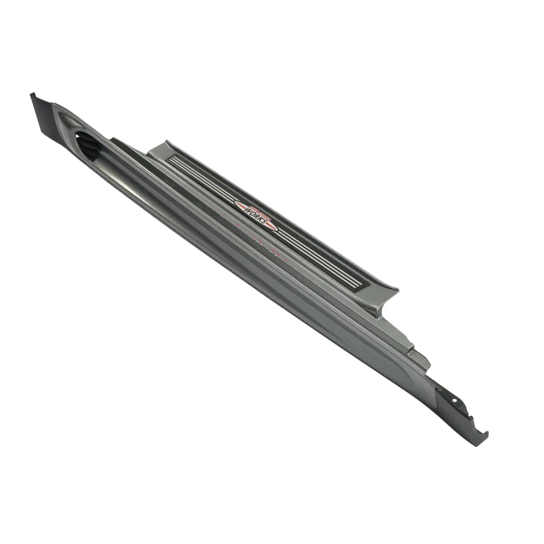 Mini R56 R57 JCW Puerta Derecha Embellecedor lateral faldón Dark Silver - 871 - SKU 0404114-DS - Número de pieza 0404114