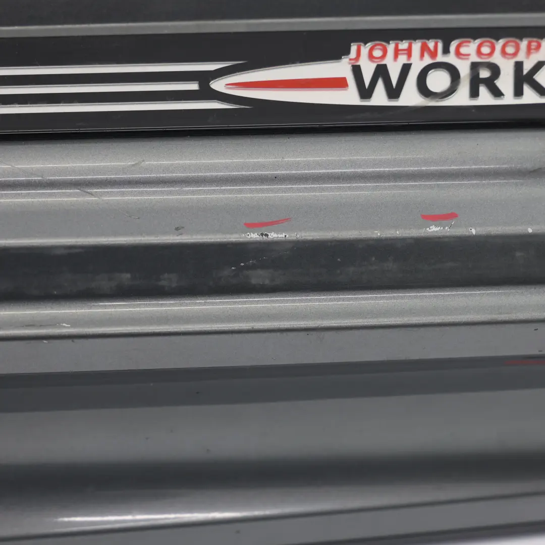 Right Door O/S Sill Skirt Side Trim Dark Silver Metallic - 871 to Mini R56 R57 JCW with Part number 0404114 Mini R56 R57 JCW Right Door O/S Sill Skirt Side Trim Dark Silver Metallic - 871 - SKU 0404114-DS - Part number 0404114