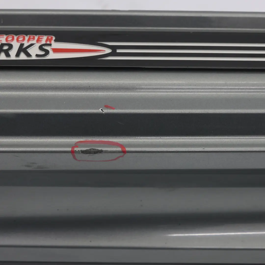 Mini R56 R57 JCW Left Door N/S Sill Skirt Side Trim Dark Silver Metallic - 871 - SKU 0404115-DS - Part number 0404115