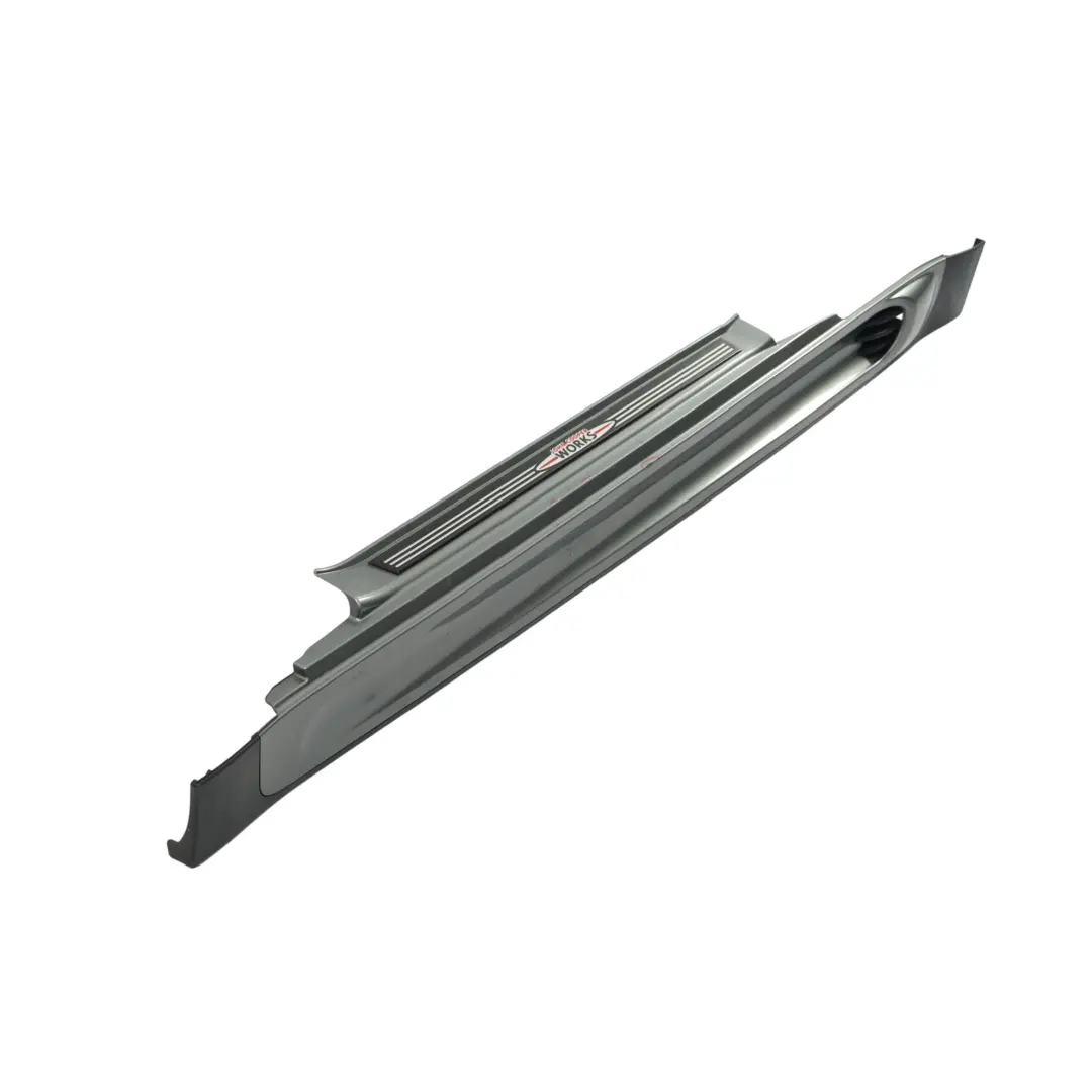 Mini R56 R57 JCW Left Door N/S Sill Skirt Side Trim Dark Silver Metallic - 871 - SKU 0404115-DS - Part number 0404115